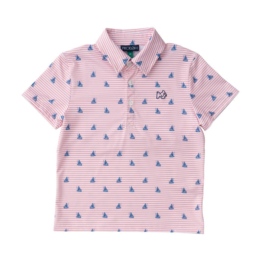 Sailboat Stripes Polo