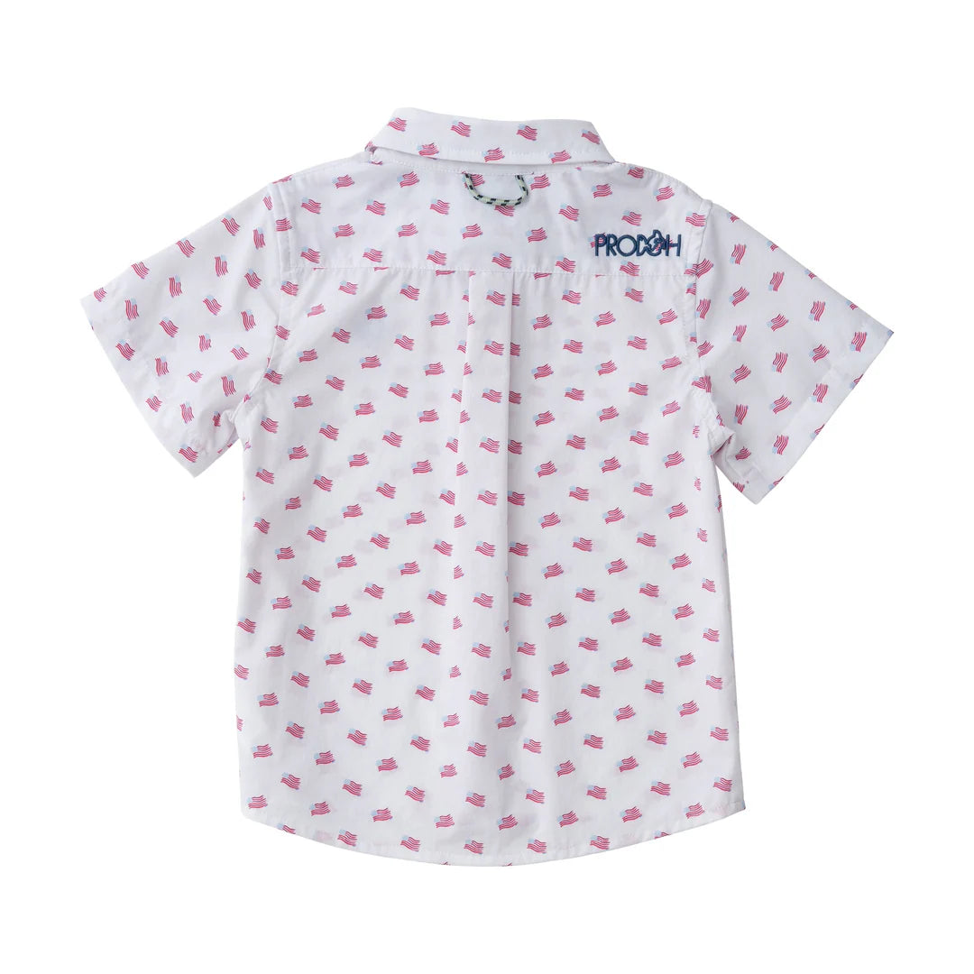 American Flag Fishing Shirt