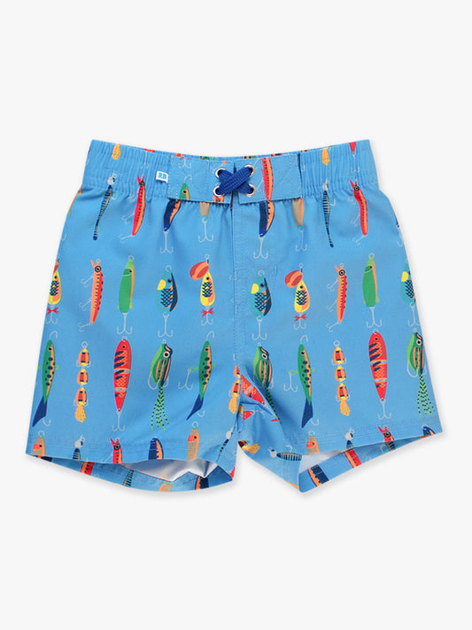 Gone Fishin’ Swim Trunks