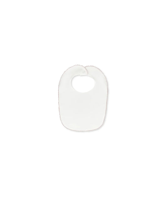 White and Pink Heirloom Bib