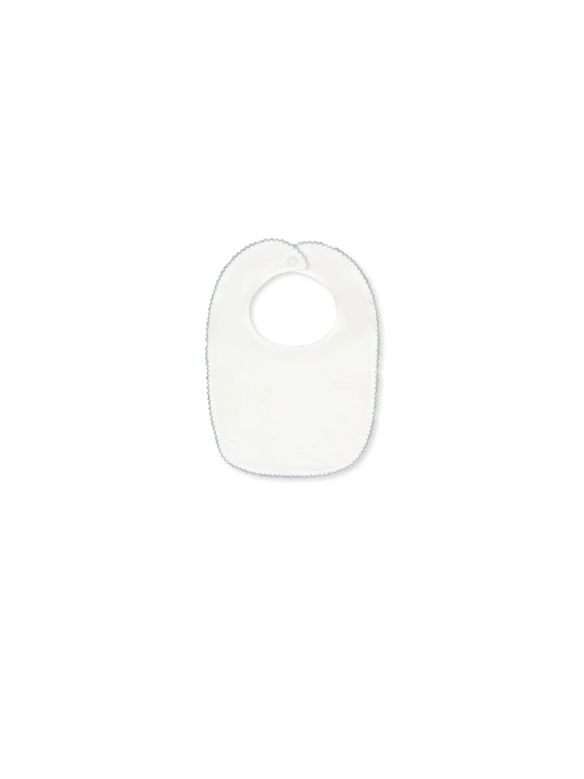 White and Blue Heirloom Bib