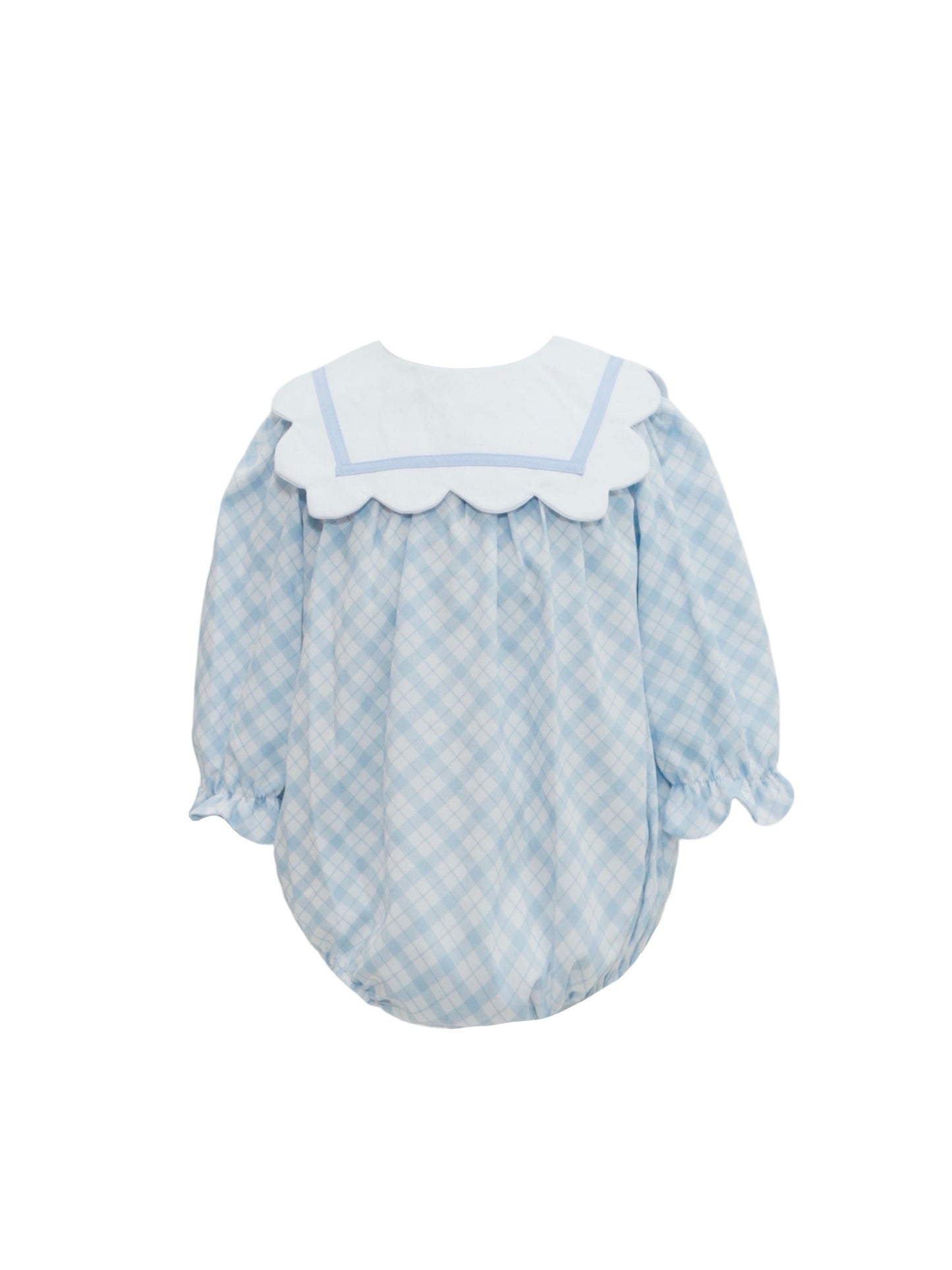 Blue Plaid Bubble