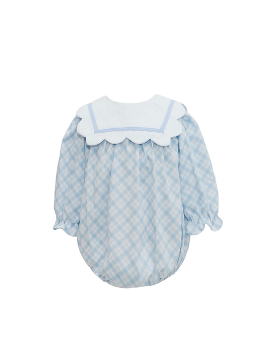 Blue Plaid Bubble
