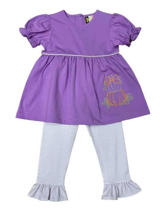 Pumpkin Ruffle Pant Set