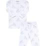Blue Rocking Horse Pajama Set