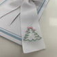 Christmas Tree White Tail Bow