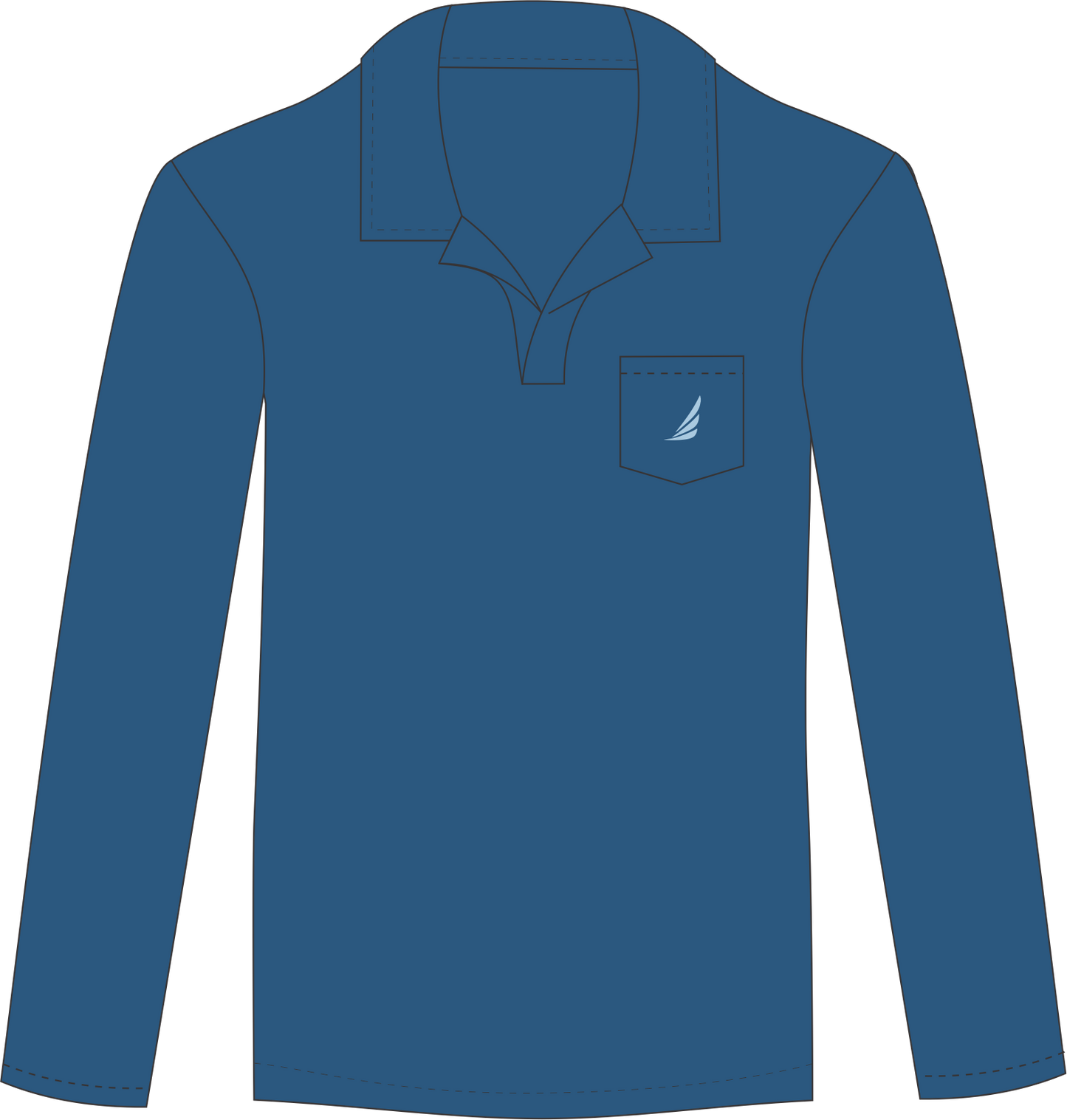 Navy Pocket Tee