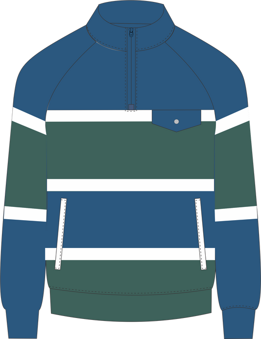 Navy & Pine Quarter Zip