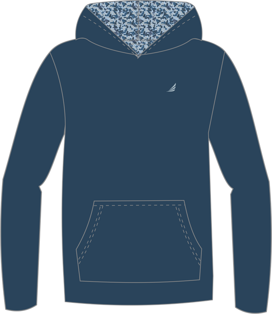 Navy Camo Hoodie