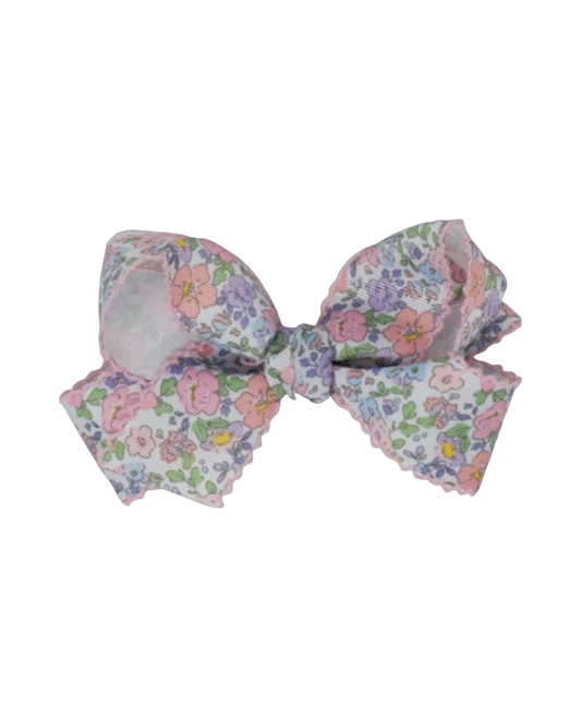 Hallie Hair Bow Hillsborough Floral