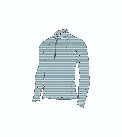 Levi Sage Stripe Quarter Zip