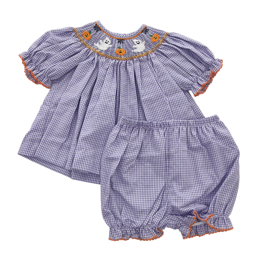 Halloween Girls Bishop Bloomer Set