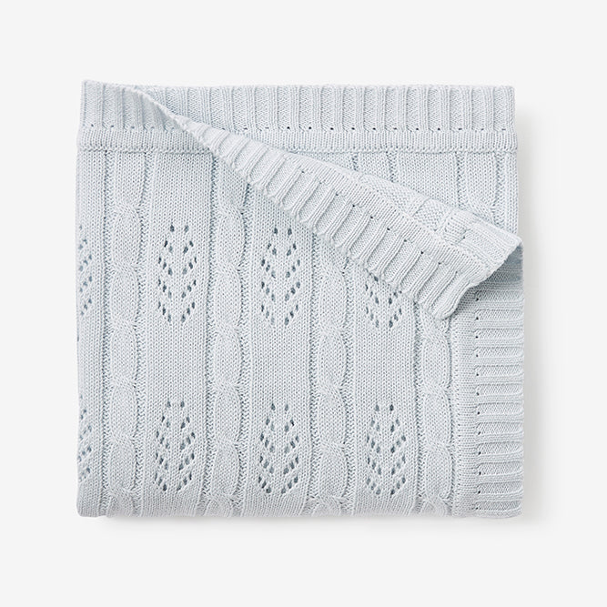Cable Leaf Blanket