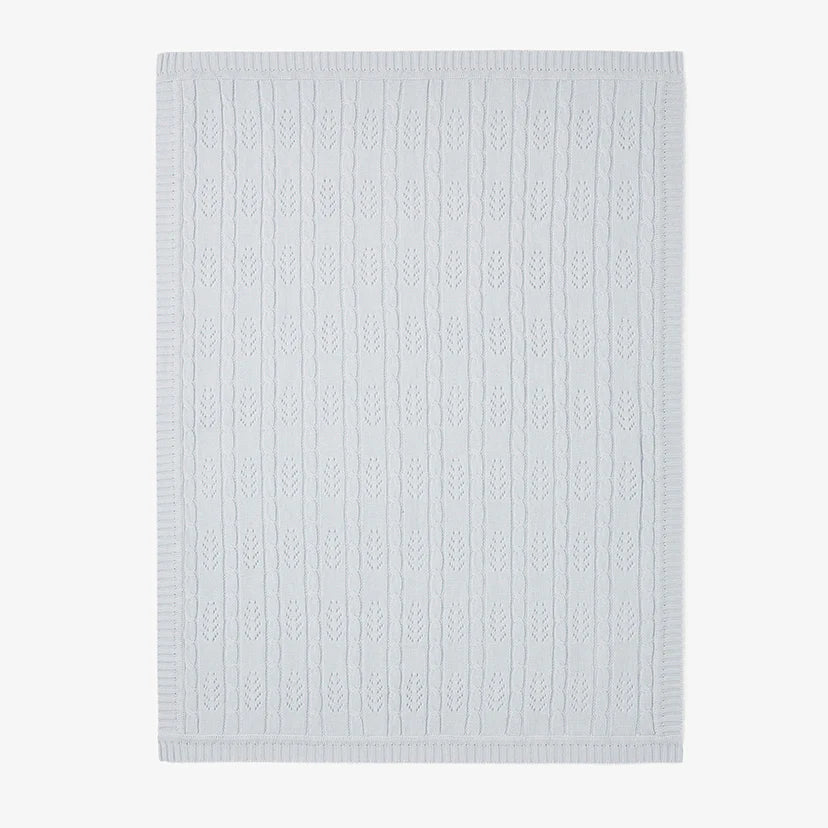 Cable Leaf Blanket