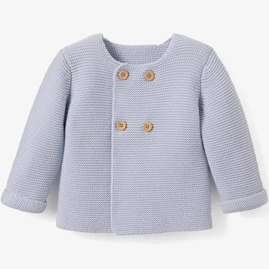 Blue Knit Cardigan