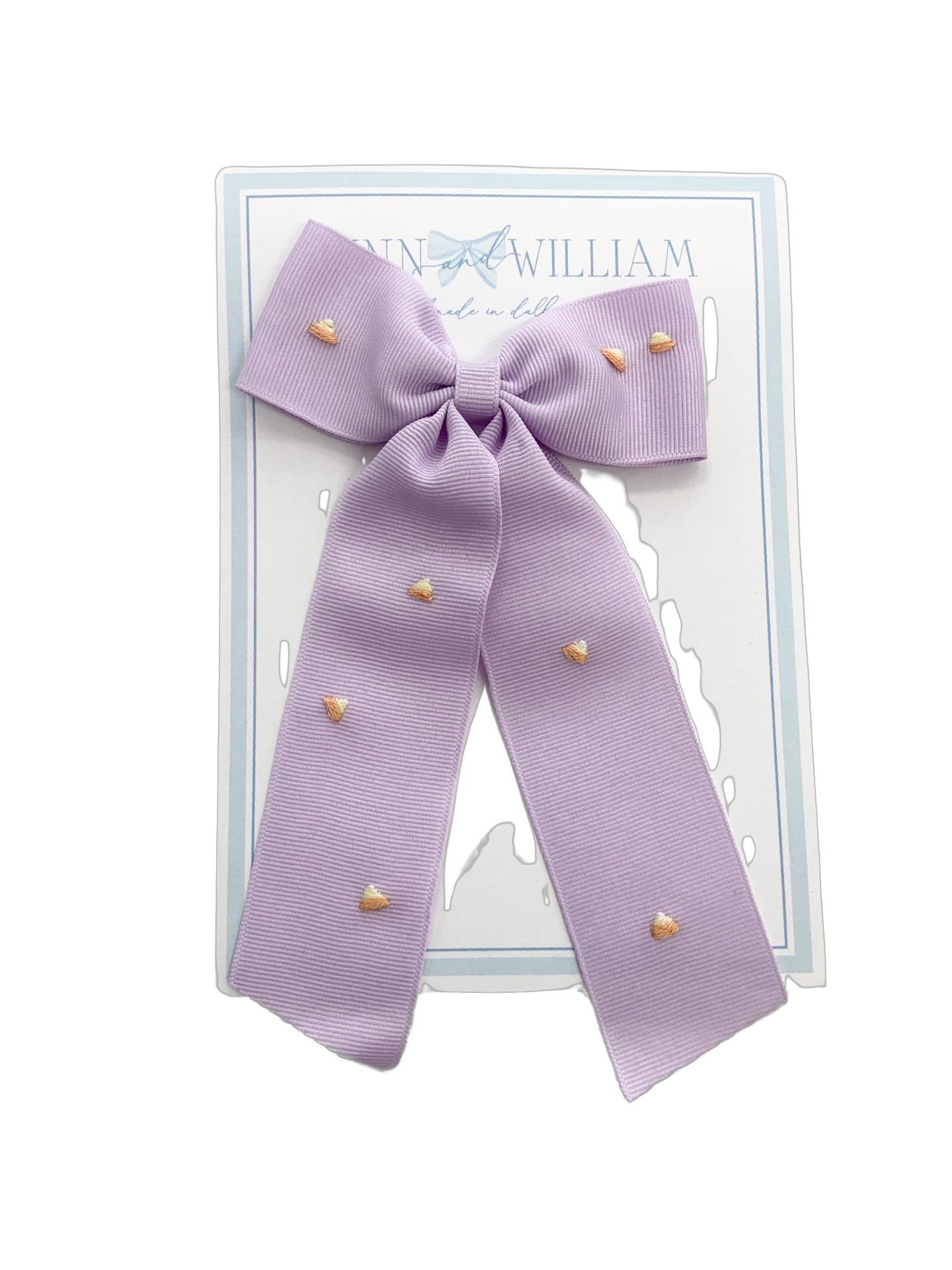 Lavender Candy Tail Bow