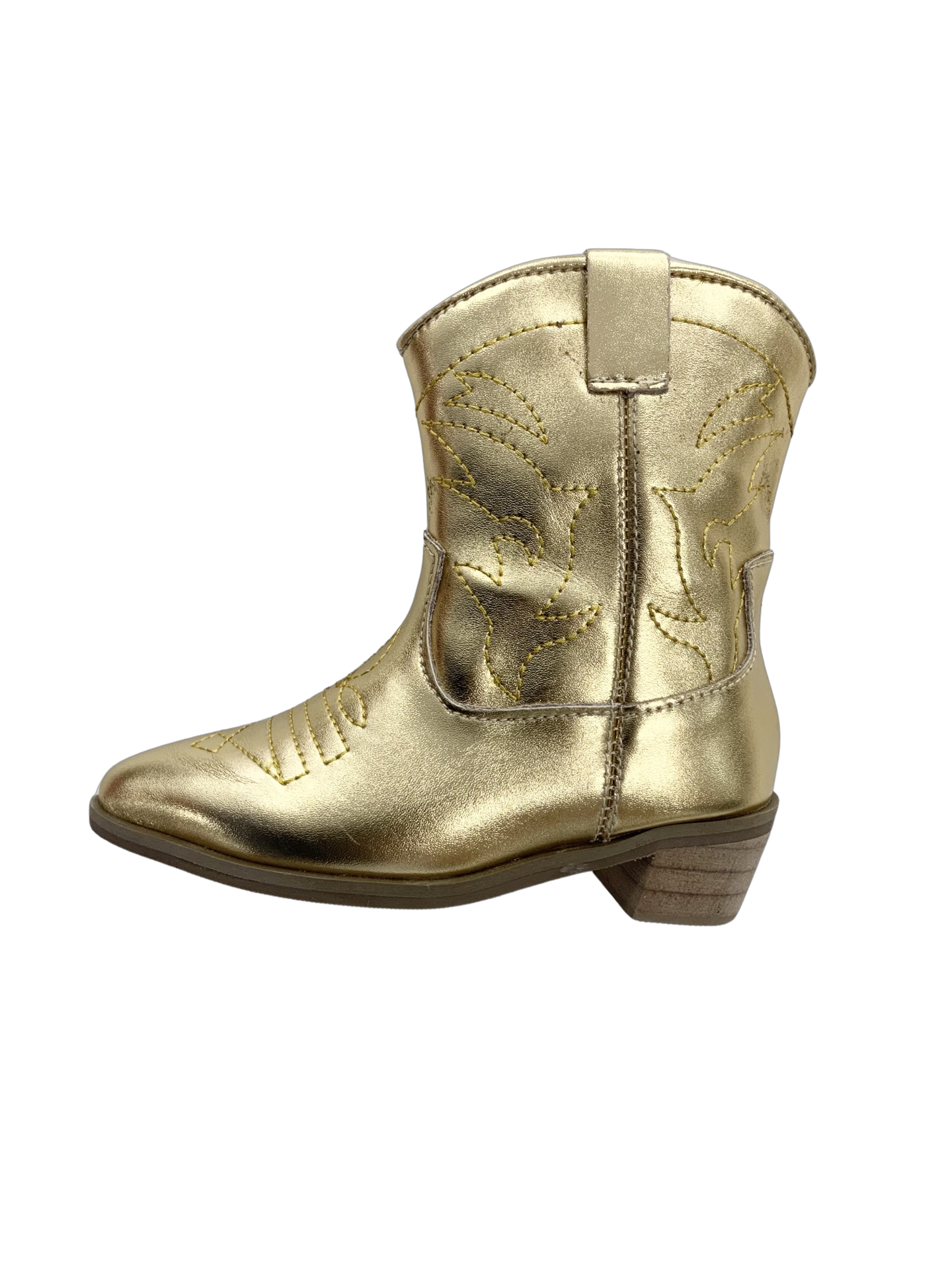 Gold Metallic Cowboy Boot