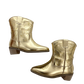 Gold Metallic Cowboy Boot