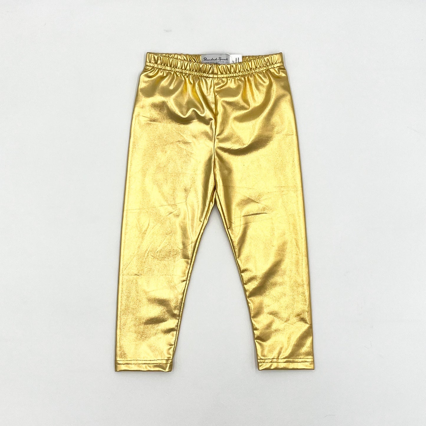 Gold Metallic Leggings