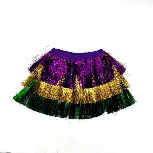 Mardi Gras Fringe Tinsel Skirt