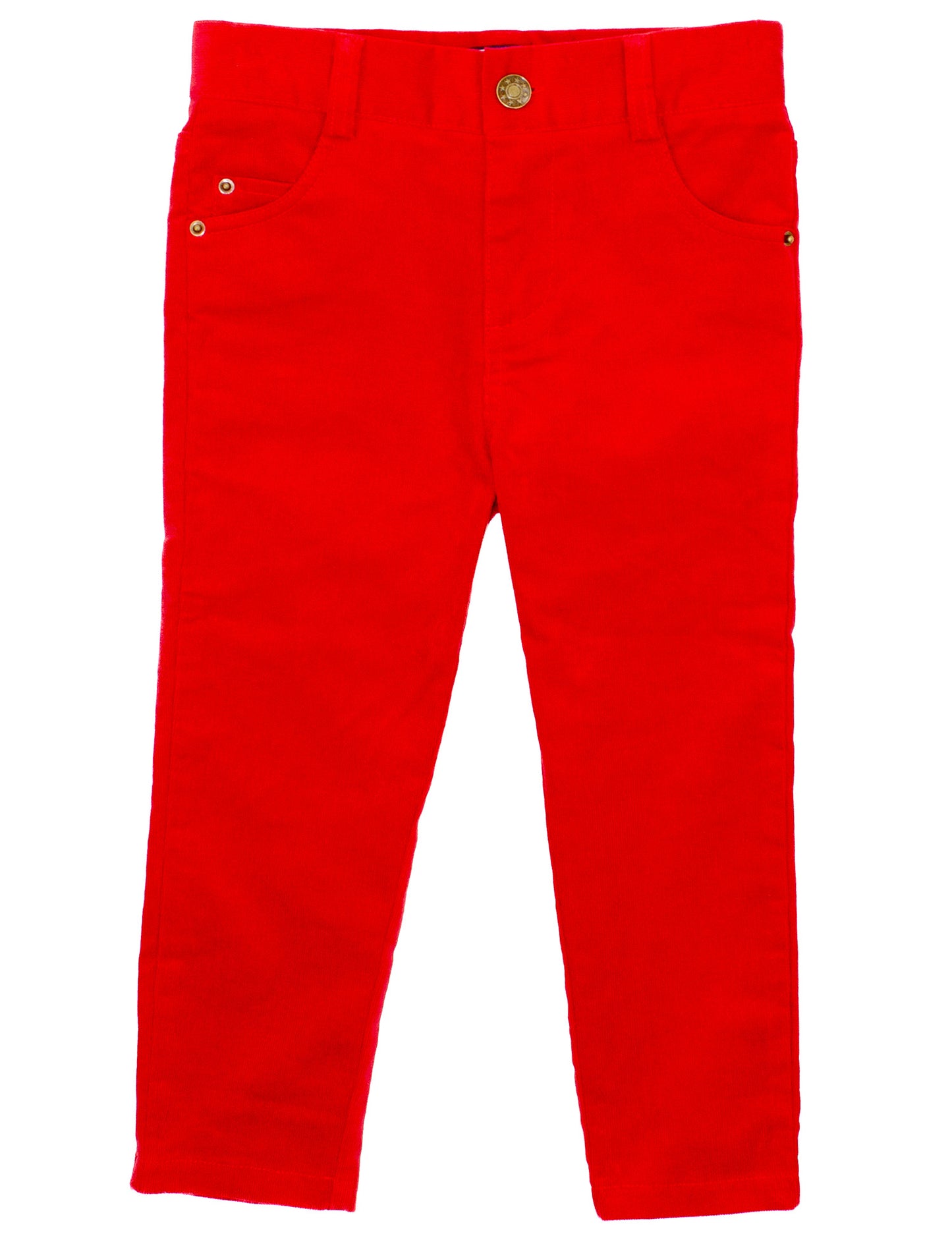 True Red Pinwale Cord Pant