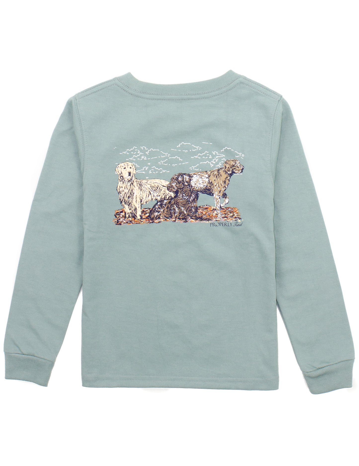 Hunting Dogs LS Tee Fog