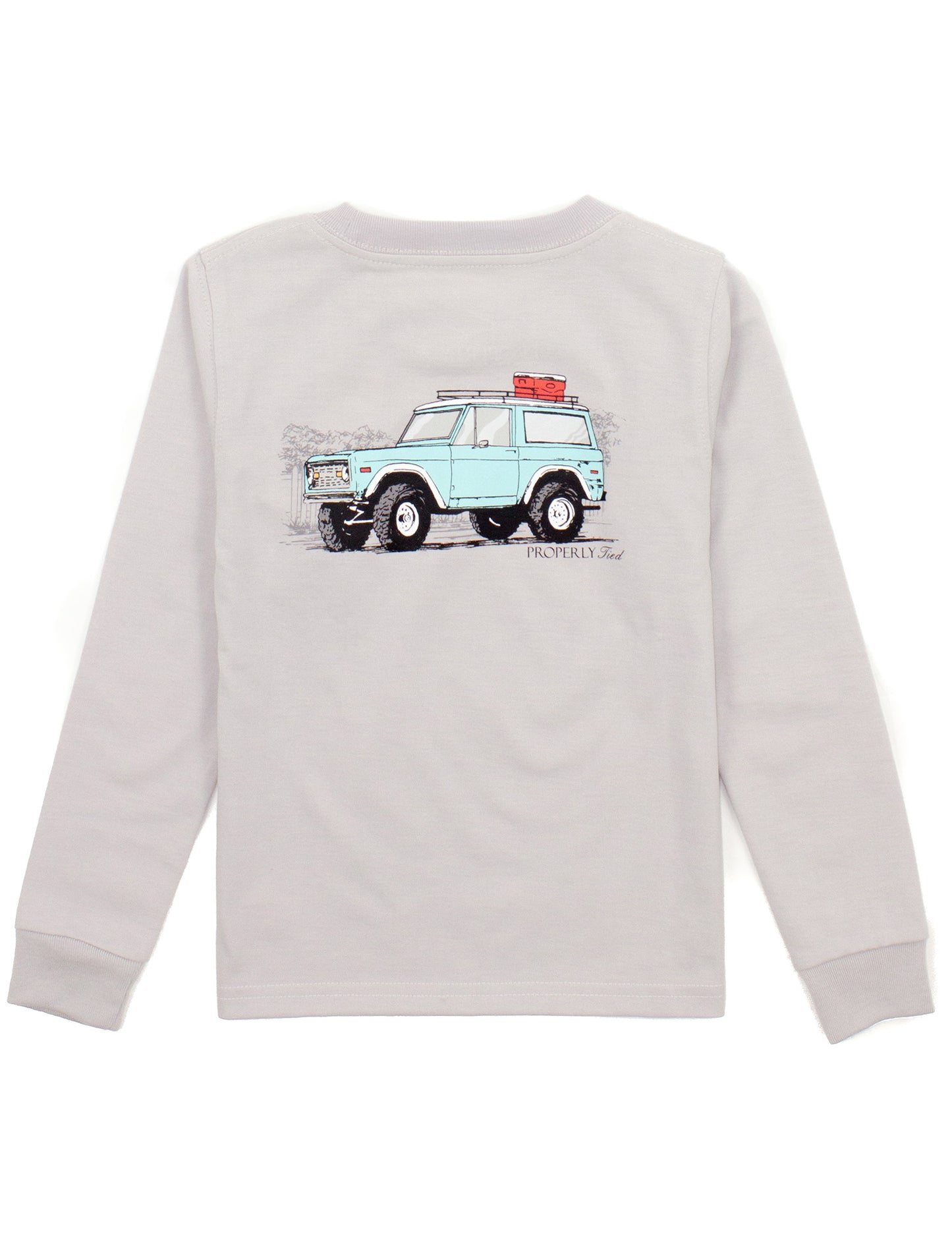 4X4 LS Tee Ice Grey