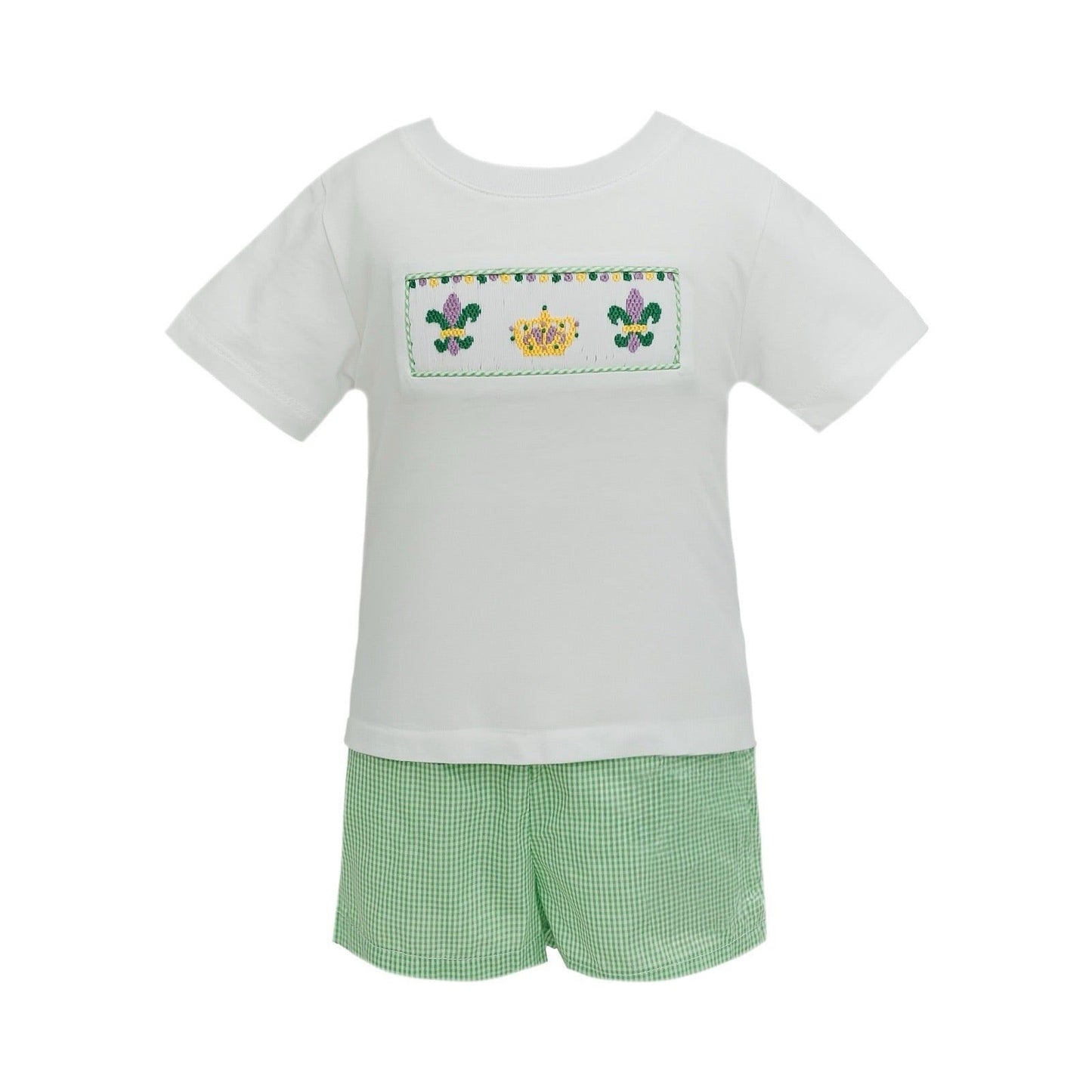 Crown Smocked Short Set