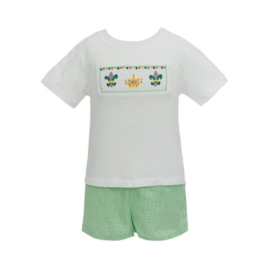 Crown Smocked Short Set