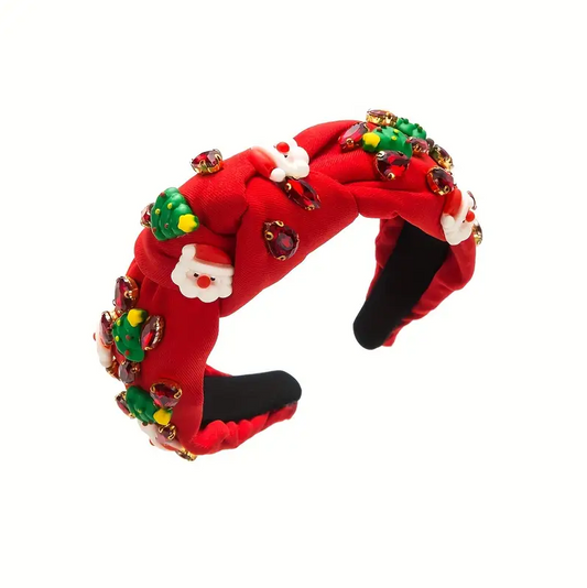 Santa Claus Is Coming Red Headband