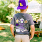 Game Day Vibes | Purple + Gold | Football Kid’s Tee