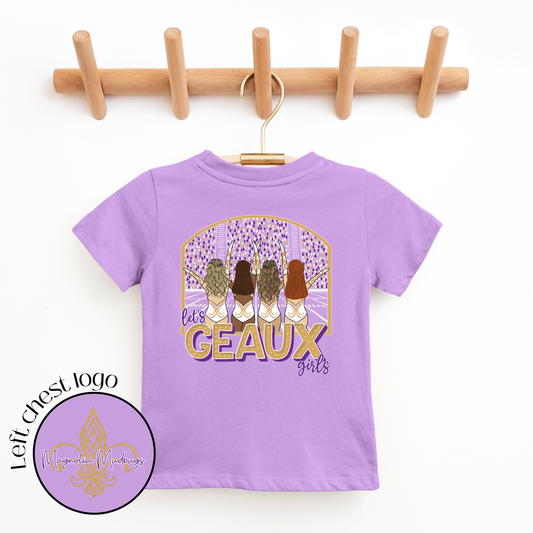 Let's GEAUX Girls | Football Kid’s Tee