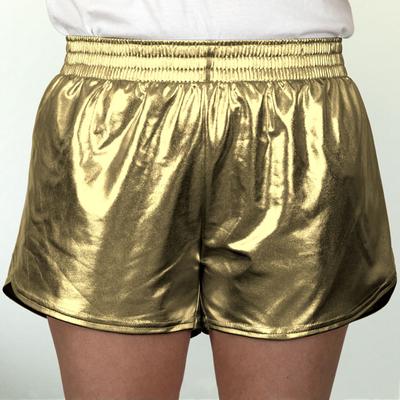 Metallic Gold Steph Shorts