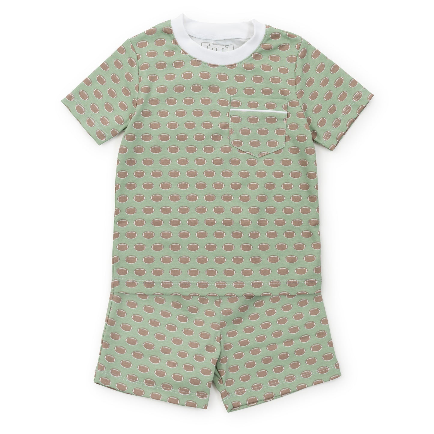 Charles Short Pajama Set - Football