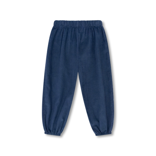 Navy Garret Gathered Pant