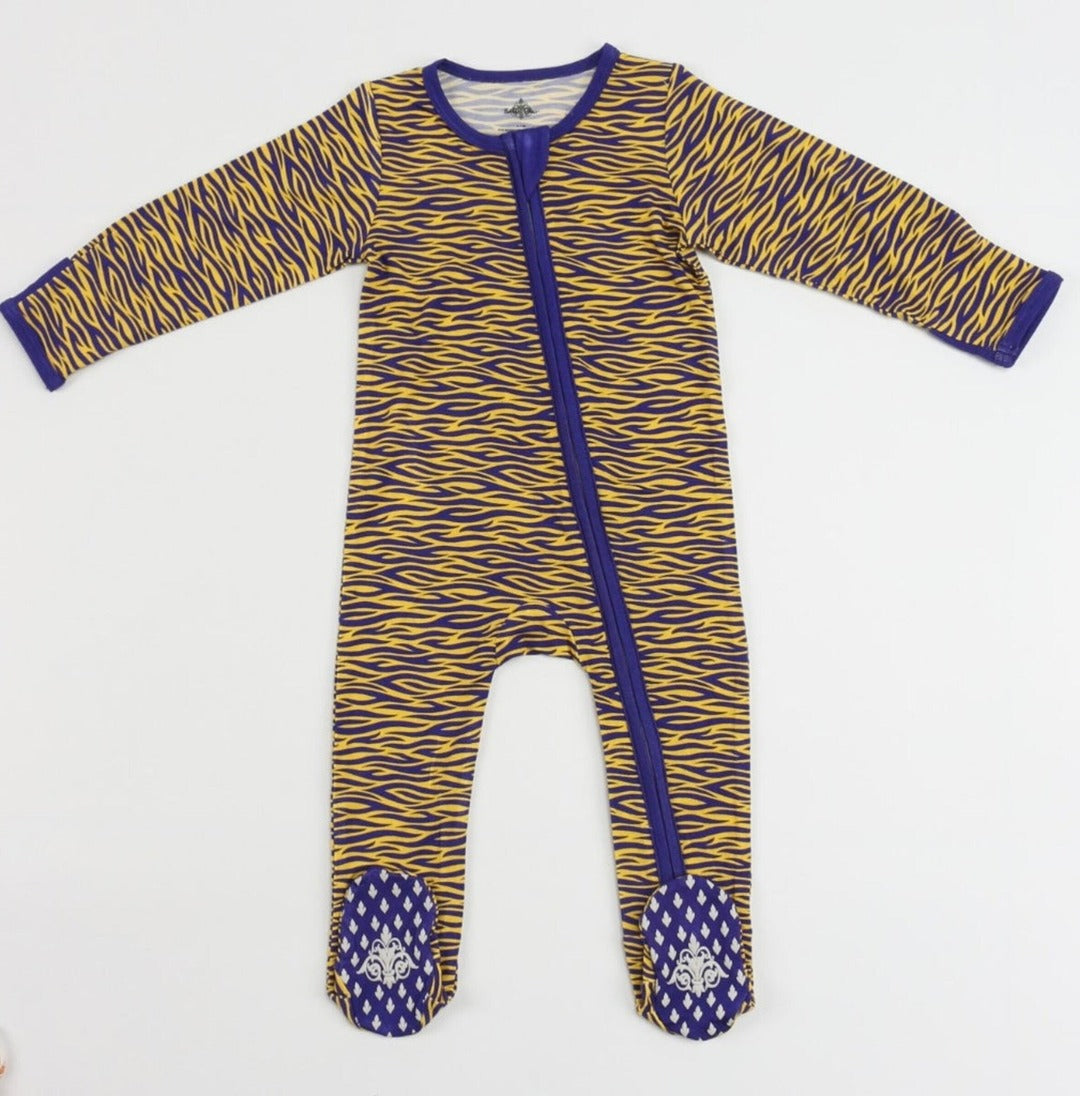 Tiger Stripe Romper PJ