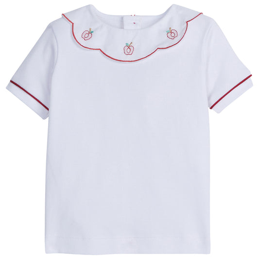 Scallop Apple Collar Shirt