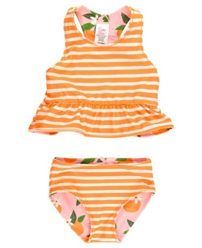 Reversible Peplum Tankini