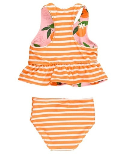 Reversible Peplum Tankini