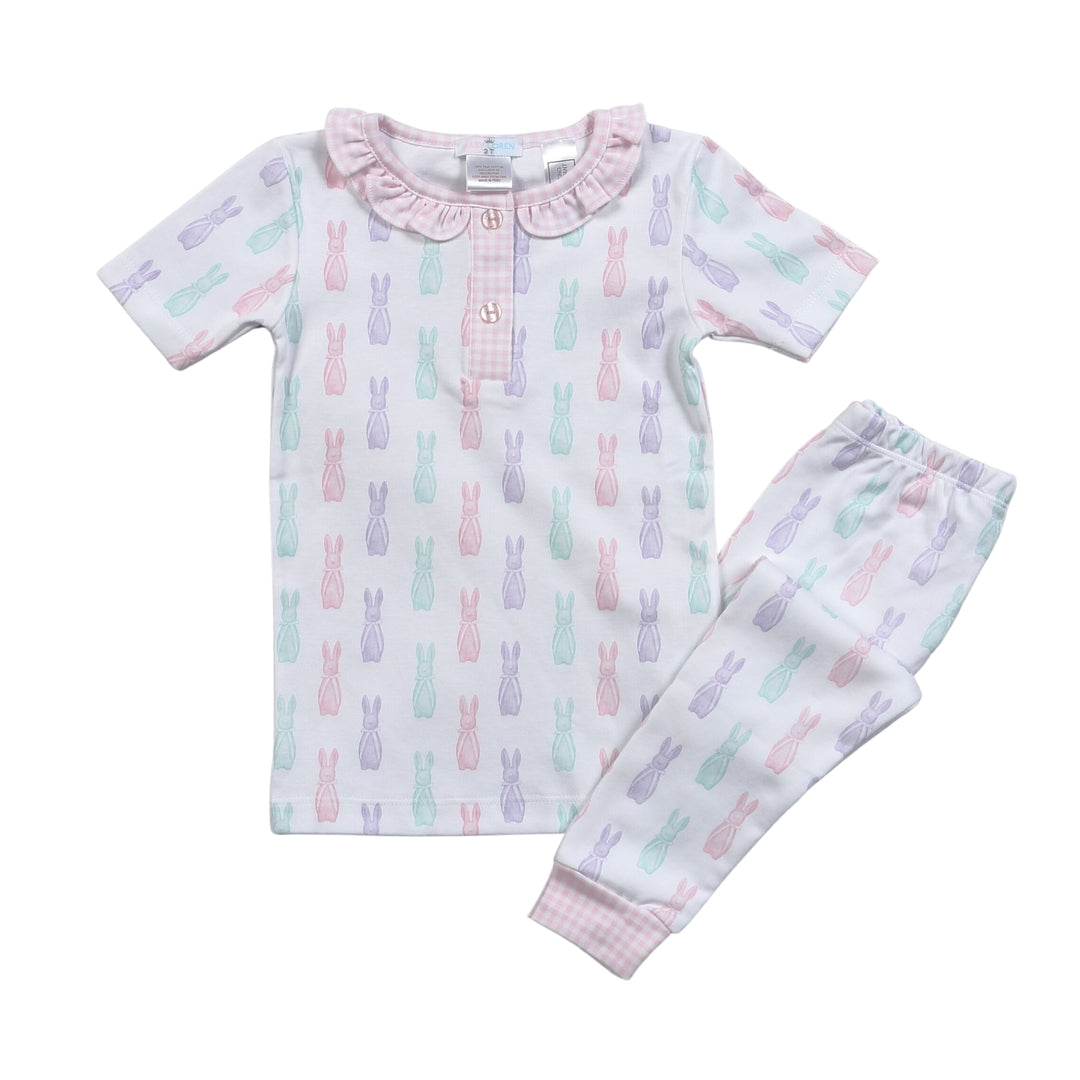 Pink Easter Bunnies PJ Set