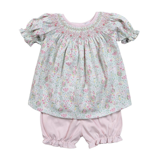 Mya Floral Bishop Bloomer Set