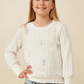 Knit Floral Embroidered Long Sleeve Top
