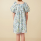 Floral Organza Puff Sleeve Dress