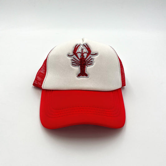 Rhinestone Crawfish Trucker