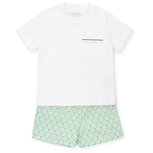 Palm Trees Hudson Short Set