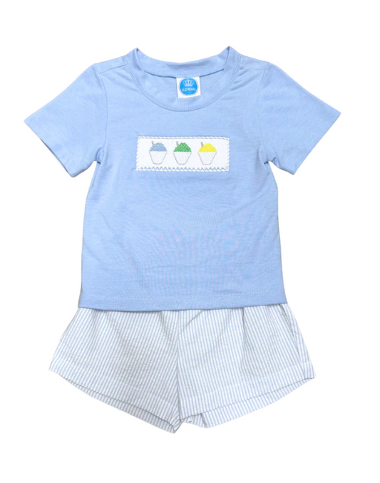 Snowball Smock Short Set