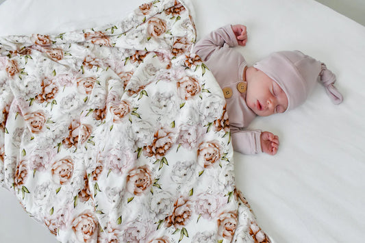 Floral Dreams Plush Swaddle