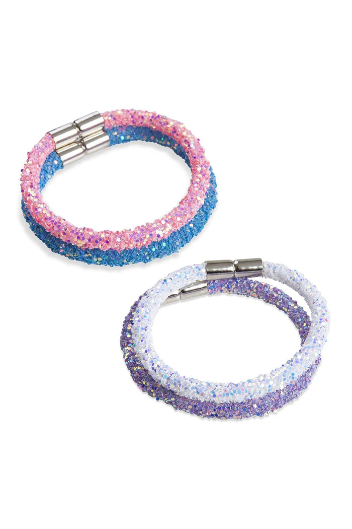 Blissfull Crystal Bracelet Set, 2pcs, Assorted