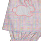 Rainbow Plaid Bunny Pocket Bloomer Set