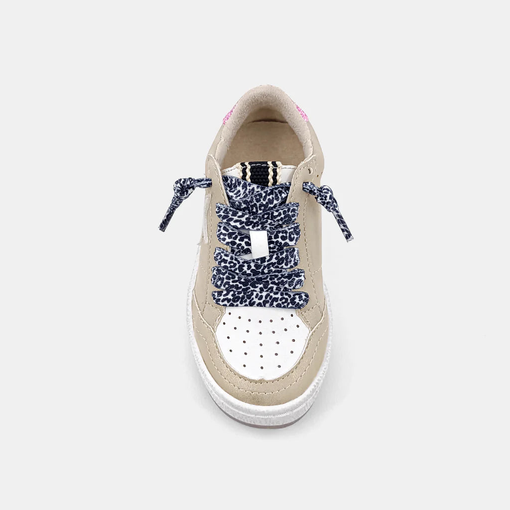 Paz Sneaker Gold Distress